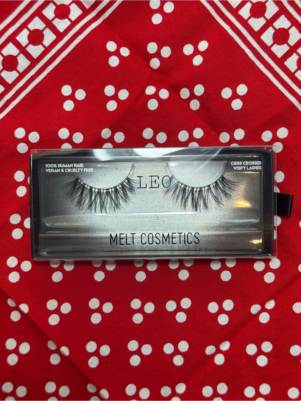 Melt Cosmetics LEO Wispy 100% Human Black Eyelashes